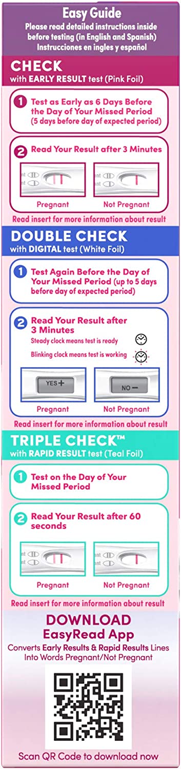 First Response Triple Check Pregnancy Test 3 ct.