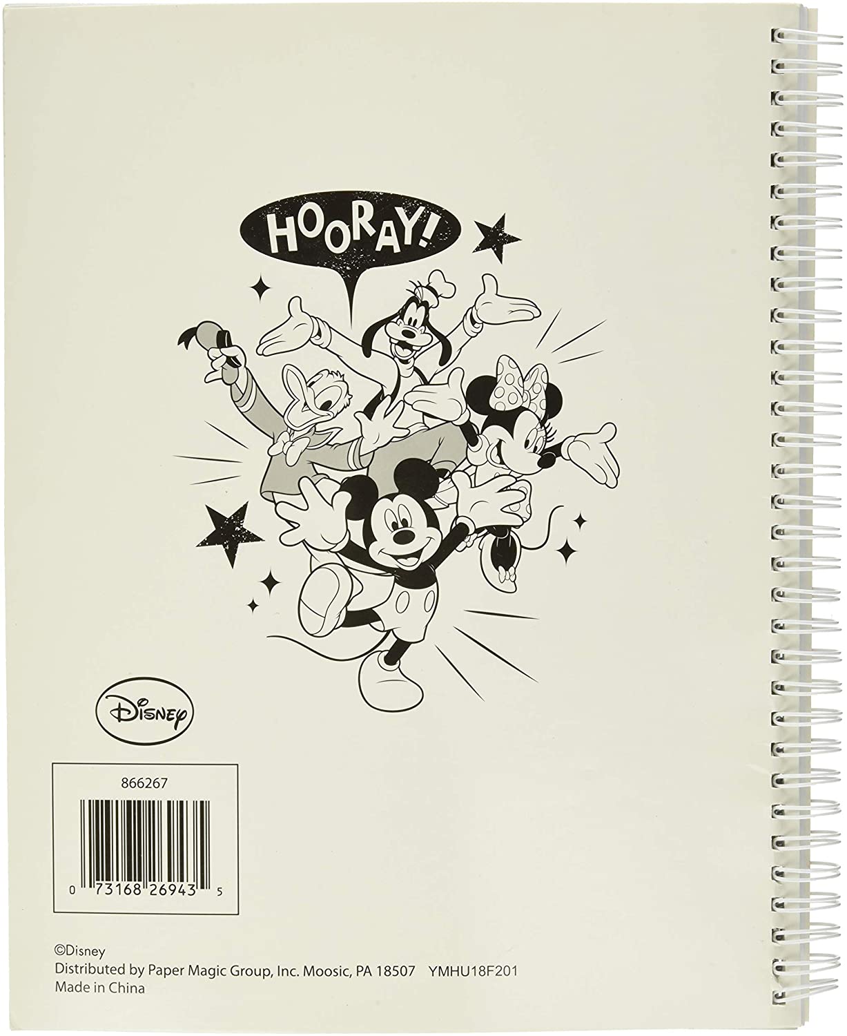 Eureka Mickey Mouse Back to School Classroom Supplies Record and Lesson Plan Book for Teachers, 8.5'