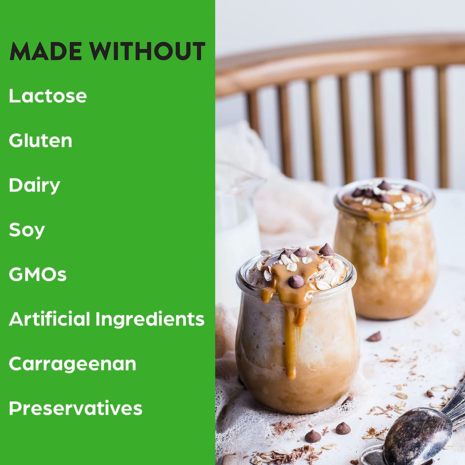 Orgain Bundle - Vanilla Protein Powder and Chocolate Peanut Butter Protein Powder - (20 Servings Eac