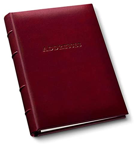 Leather Refillable Desk Address Book, by Gallery Leather, 9