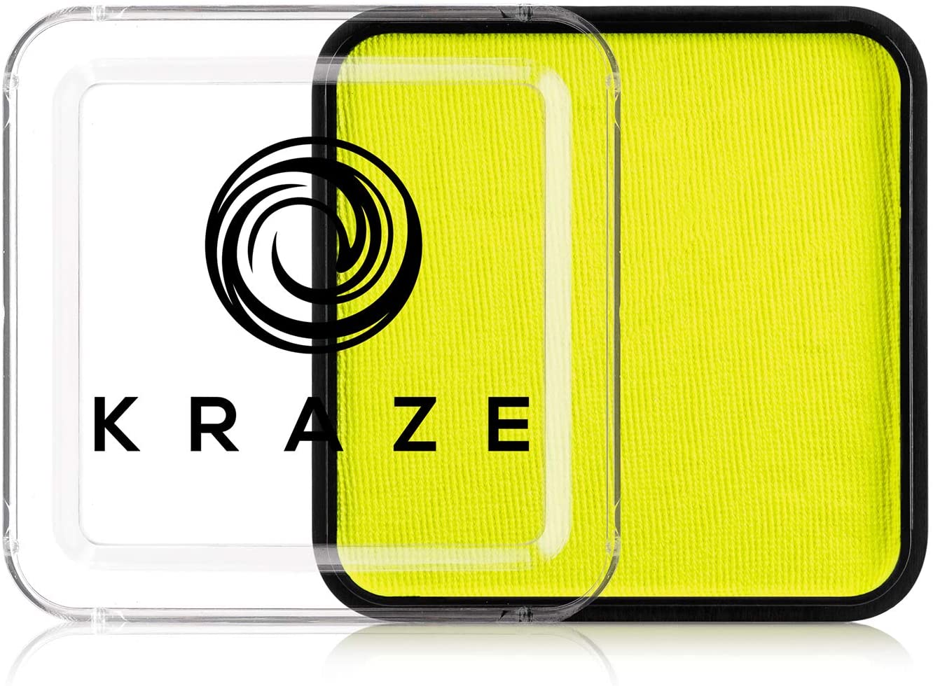 Kraze FX Square - Neon Yellow (25 gm) - Water Activated, Professional UV Glow Blacklight Reactive Fa