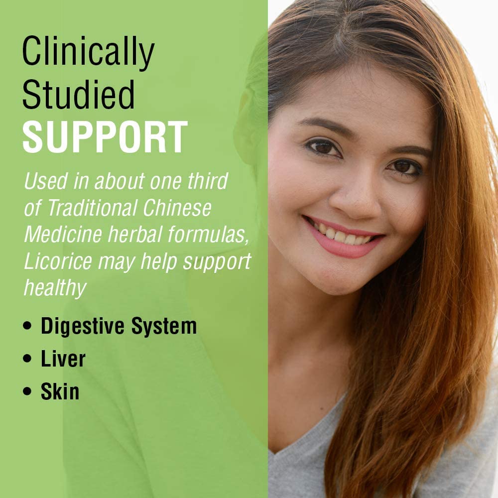 Solaray Licorice Root 450mg | Healthy Digestive System, Liver & Menopausal Support Formula | Non-GMO