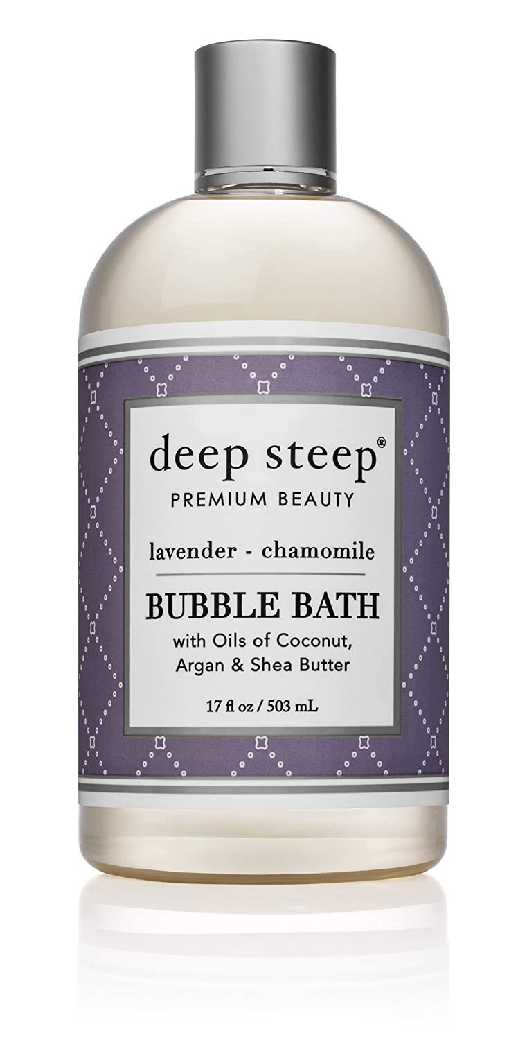 Deep Steep Bubble Bath Lavender Chamomile, 17 Ounce (Pack of 2)