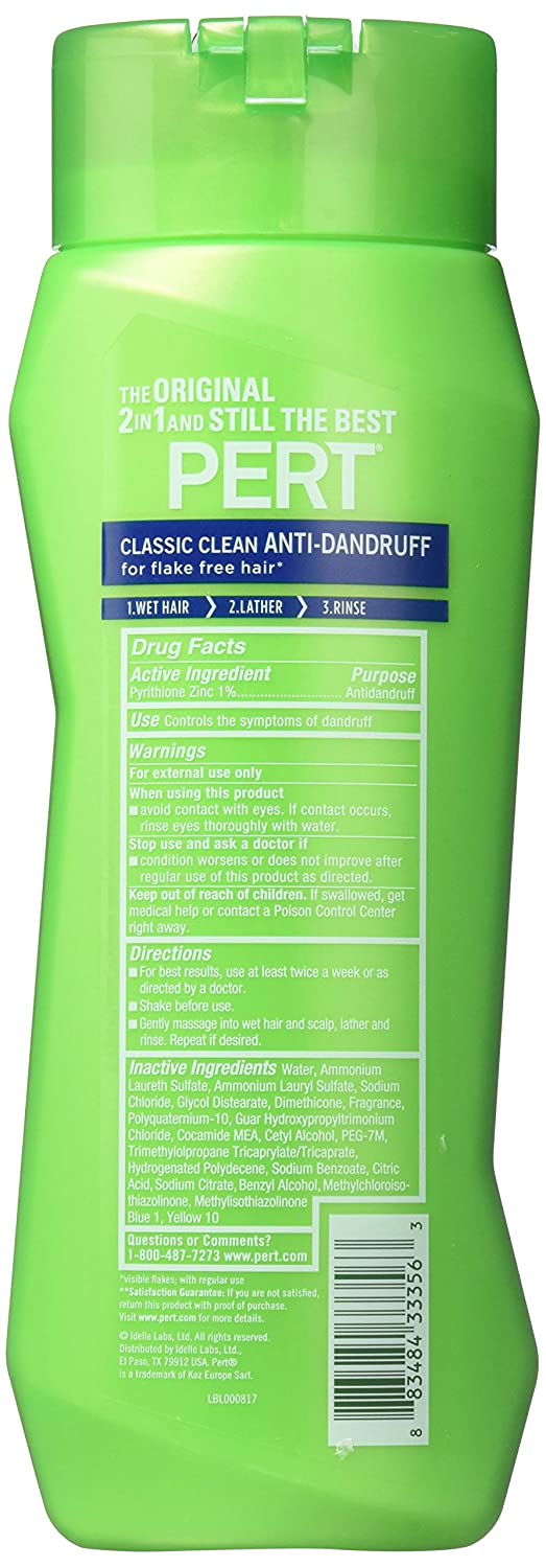 Pert Plus 2 in 1 Shampoo + Conditioner Dandruff Control 13.50 oz