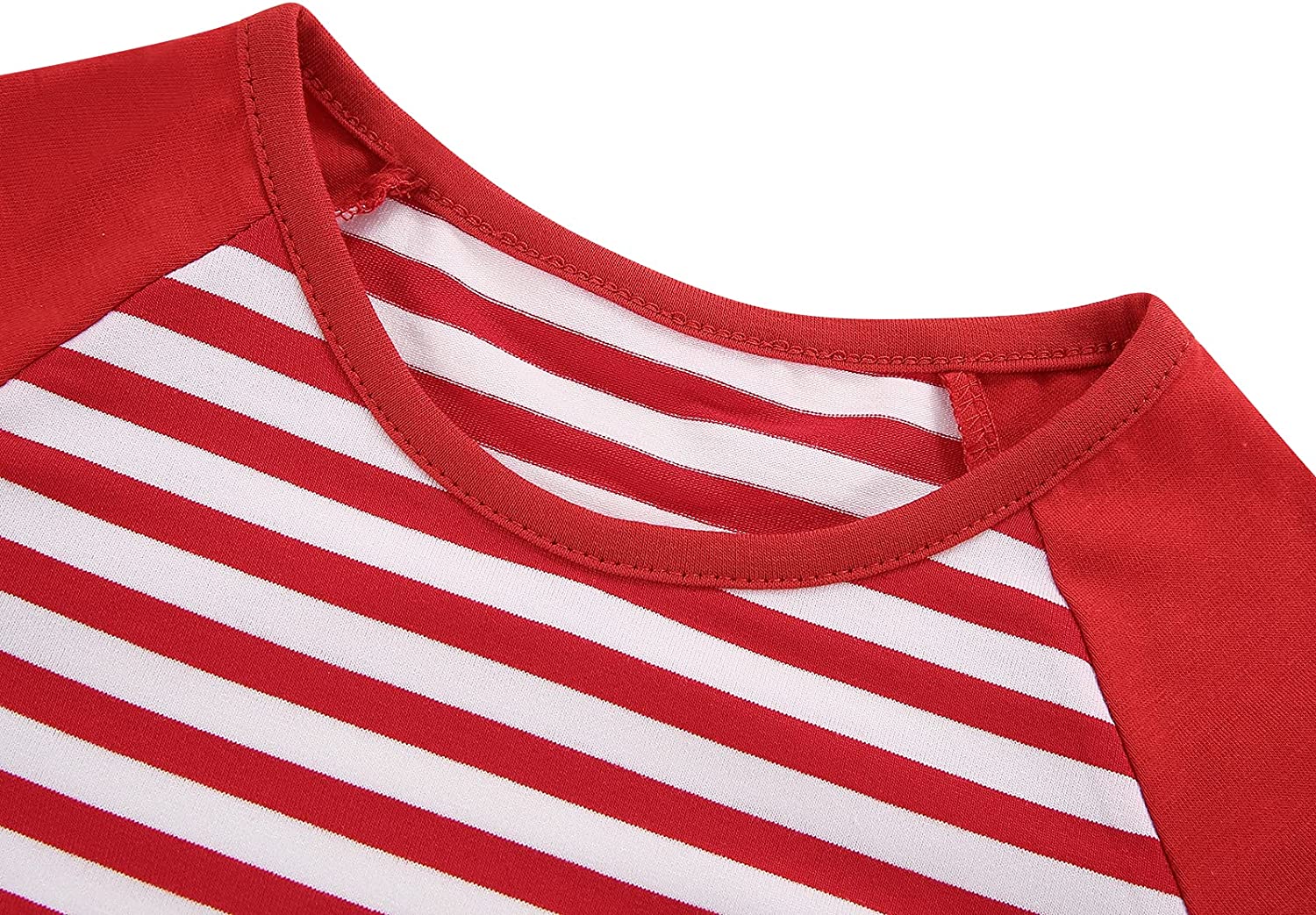 Christmas Casual Mother Daughter Winter Red Striped Maxi Dress Family Matching Pajamas Nightgown Dre