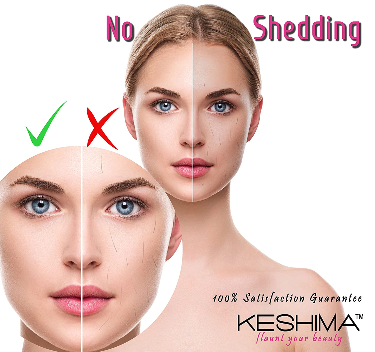 Large Flat Top Kabuki Foundation Brush By Keshima - Premium Makeup Brush for Liquid, Cream, and Powd