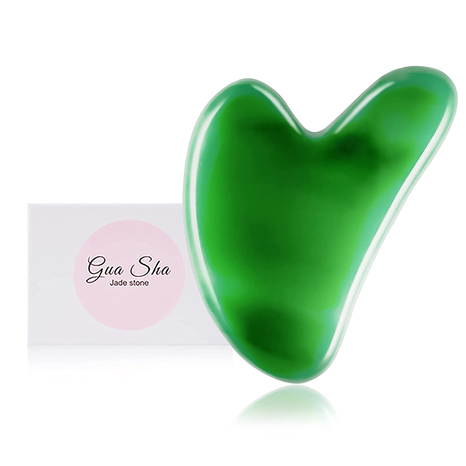 Biee Gua sha tool for face,natural jade gua sha stones,gua sha massage tool,Suitable for the face, n