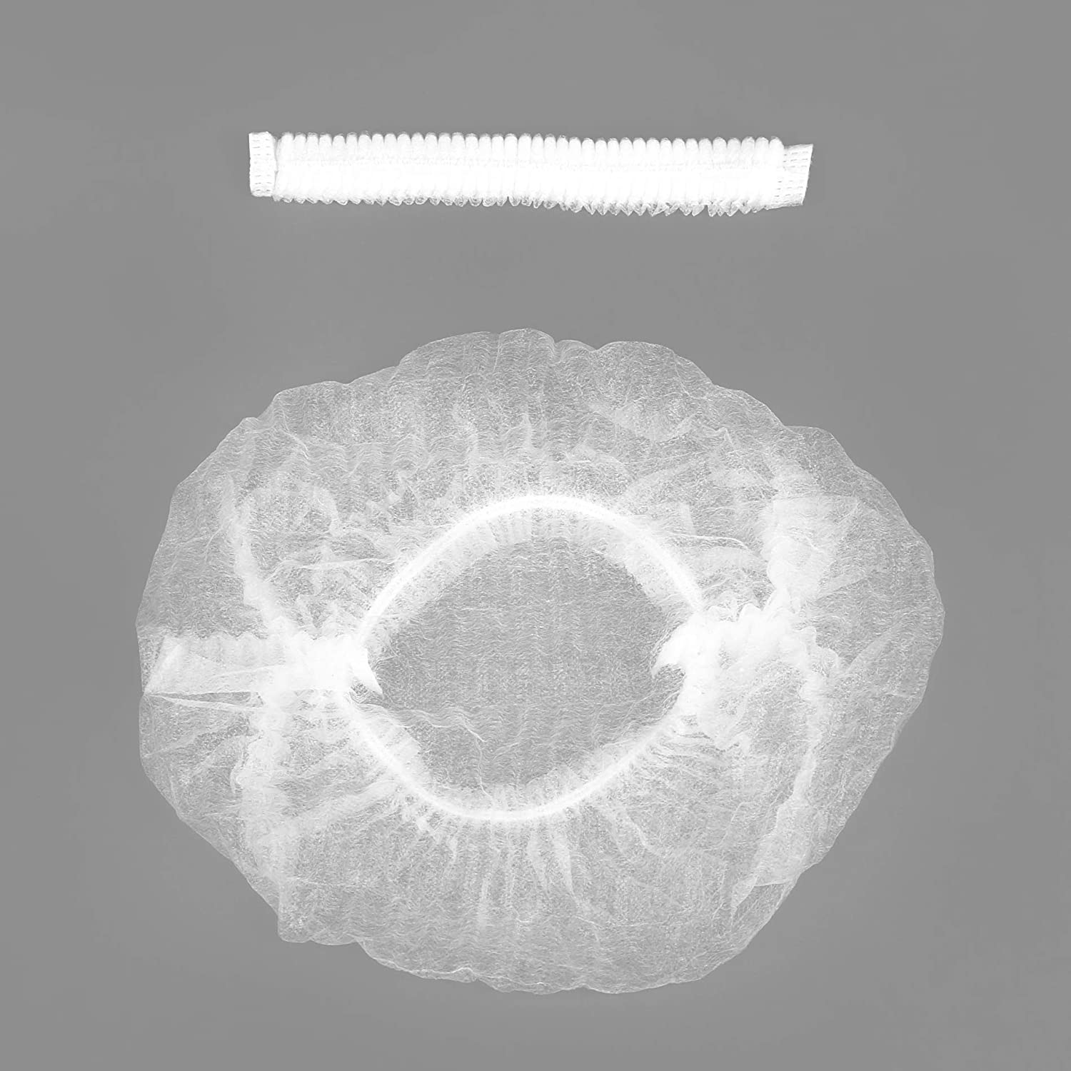 ProtectX Disposable Bouffant (Hair Net) Caps Hair Head Cover Nets 21” (White 500 pack)