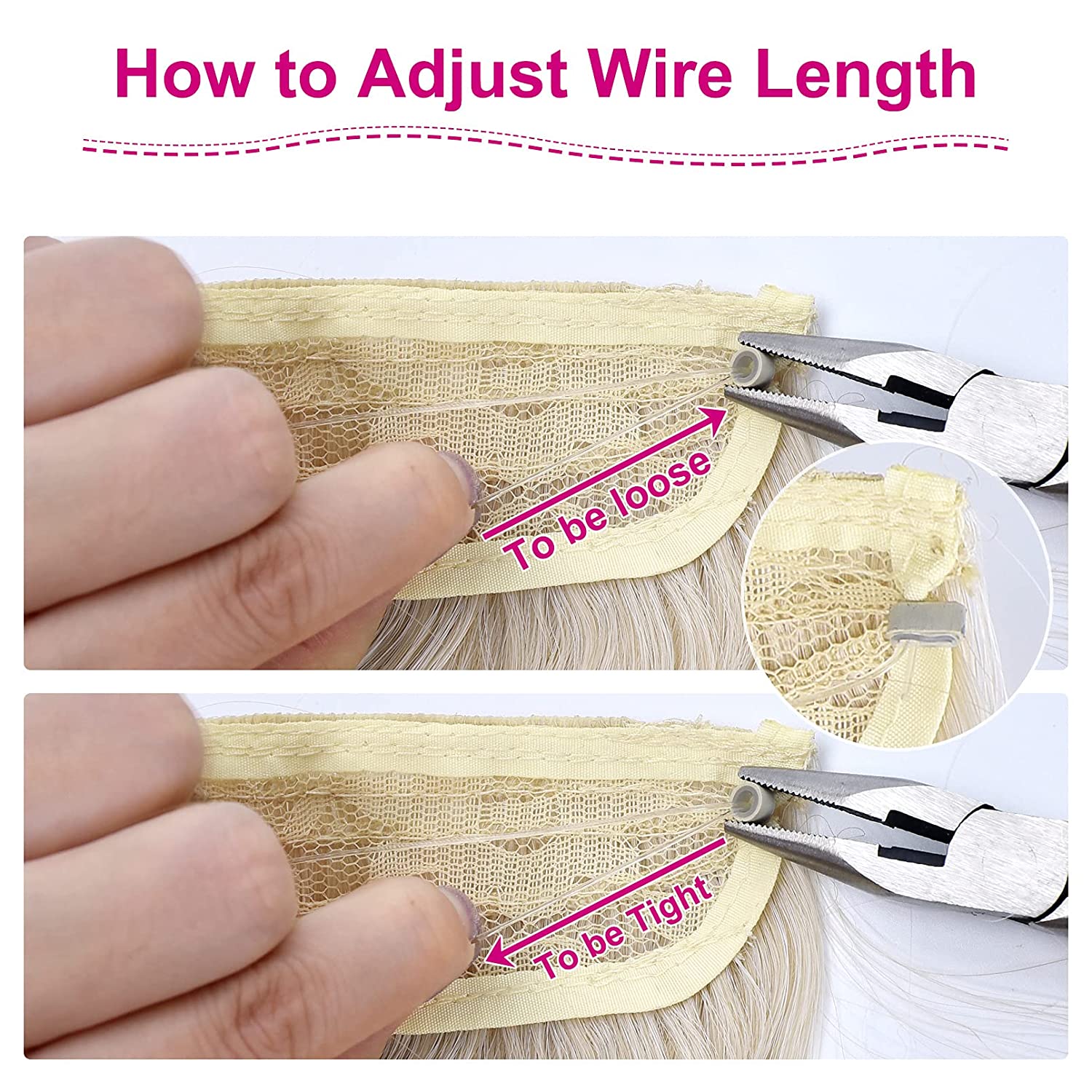 REECHO 2 Pack Halo Hair Extensions, 22