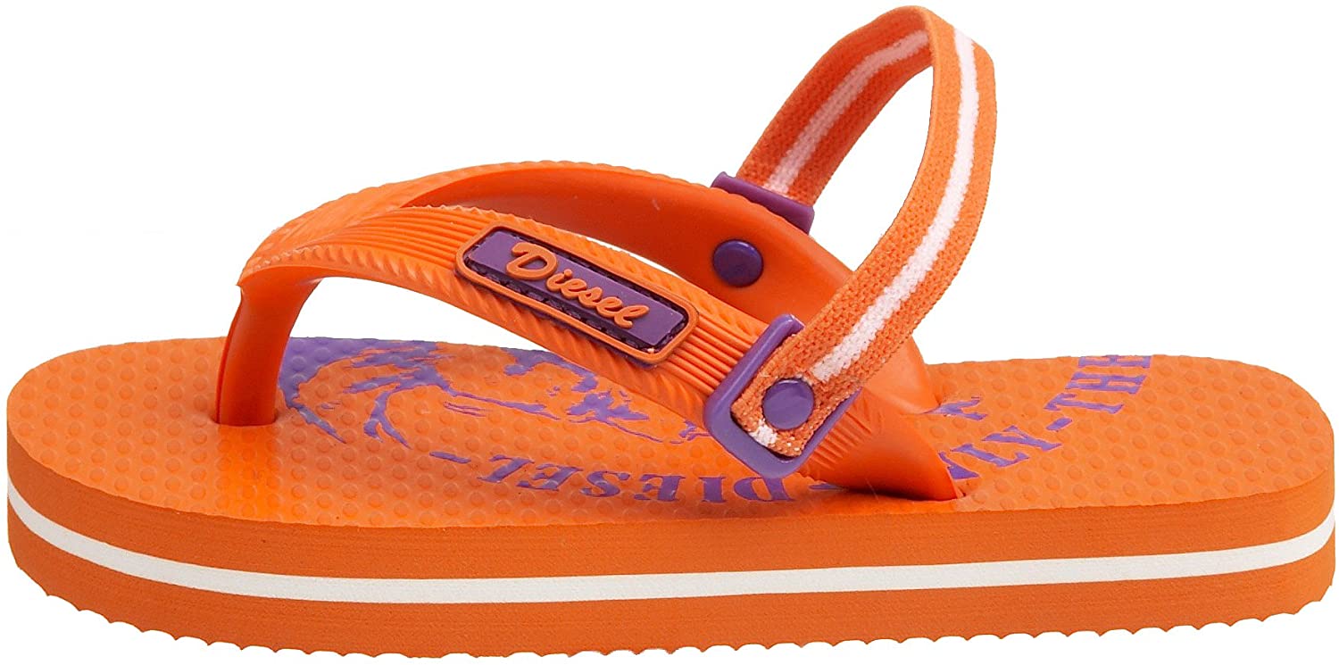 Diesel Toddler Tour Maya Flip Flop,Carrot,25.5 M EU/8.5 M US Toddler