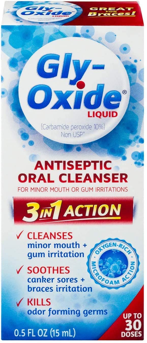 Gly-Oxide Liquid Oral Cleanser 0.5 Fl Oz (1-Unit)