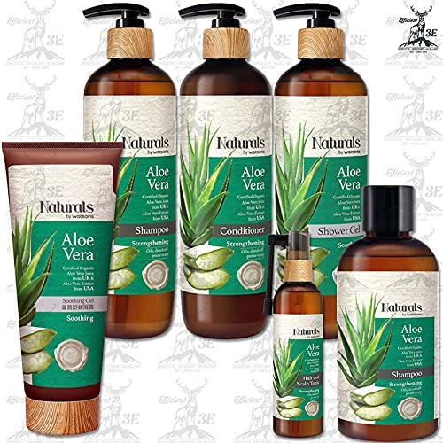 Havilah Extra Set Natural by Watsons Olive Shampoo 490ml & Watsons Olive Pinyada Anti-Hair Loss Sham