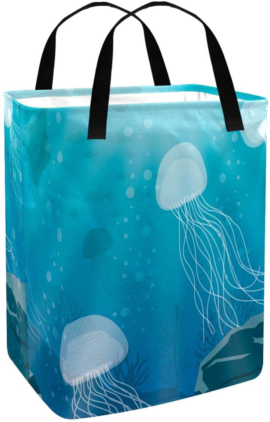 Laundry Hampers,Waterproof Folding Laundry Basket with Handles for Baby Nursery College Dorms Kids B