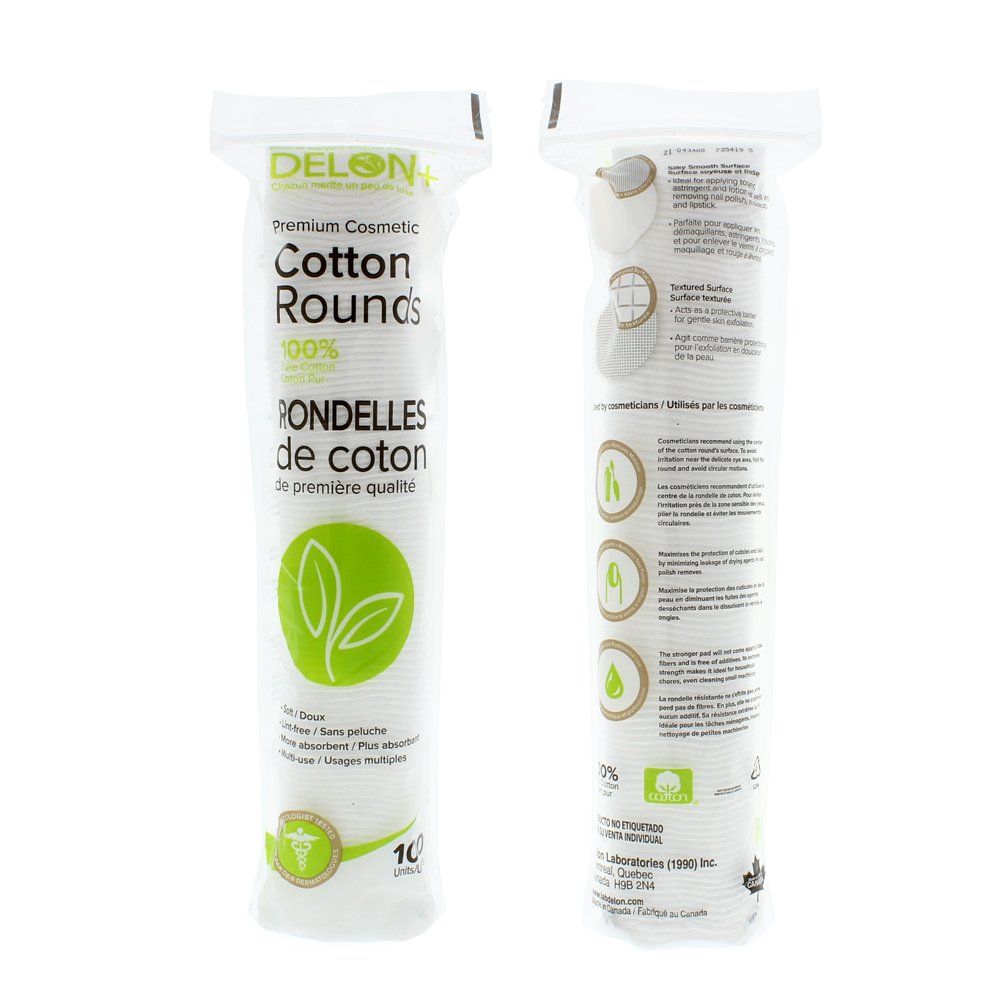 DELON Premium Cosmetic Cotton Rounds