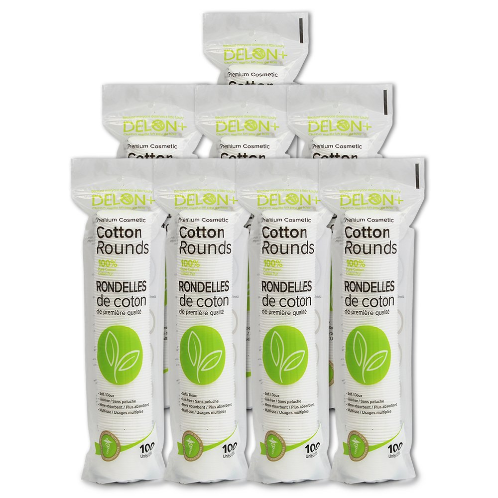 DELON Premium Cosmetic Cotton Rounds