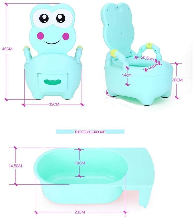 WSZJJ Cartoon Toilet\xef\xbc\x8cConvenient Bathroom Training Seat for Girls and Boys Travel and Todd