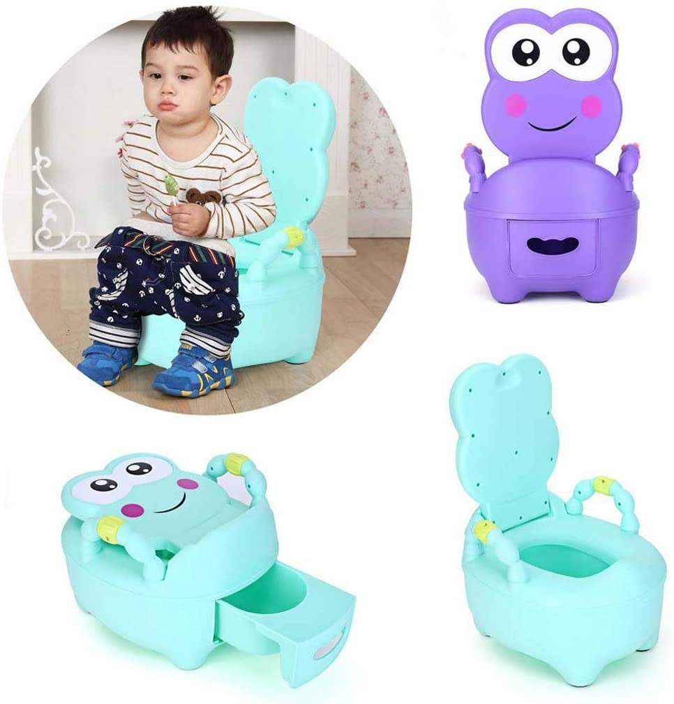 WSZJJ Cartoon Toilet\xef\xbc\x8cConvenient Bathroom Training Seat for Girls and Boys Travel and Todd