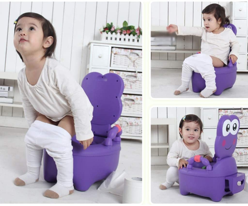 WSZJJ Cartoon Toilet\xef\xbc\x8cConvenient Bathroom Training Seat for Girls and Boys Travel and Todd