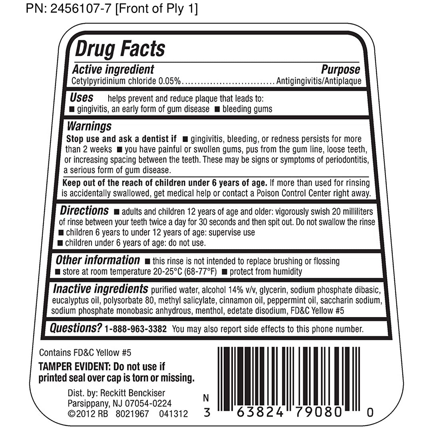 Cepacol Antibacterial MultiProtection Mouthwash 24 oz