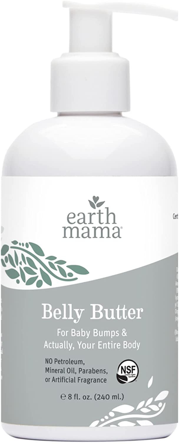 Belly Butter by Earth Mama Contains Organic Herbs and Oils to Help Ease Skin and Stretch Marks Durin