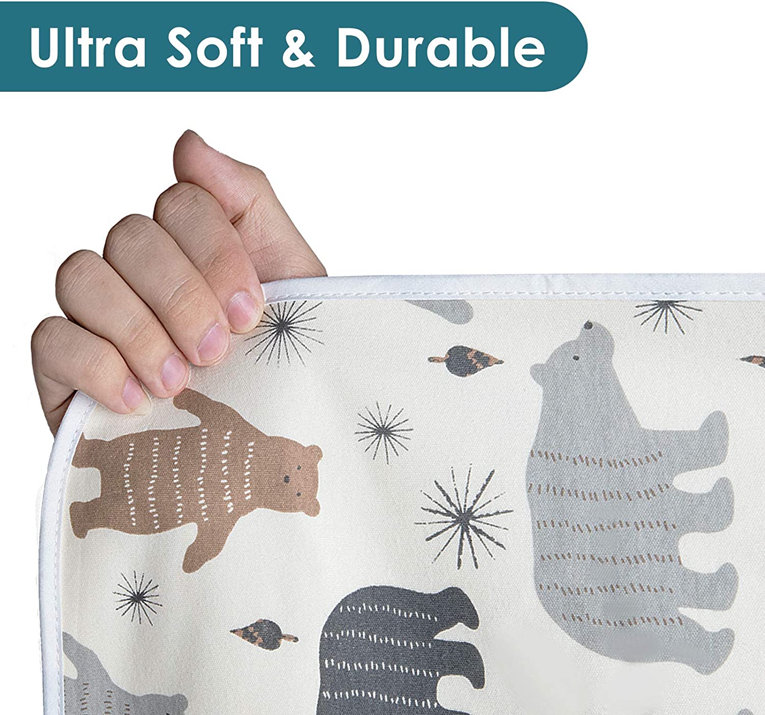 YIVEKO Baby Waterproof Bed Pad Washable Mattress Pad Reusable Underpads Bed Wetting Incontinence Cov