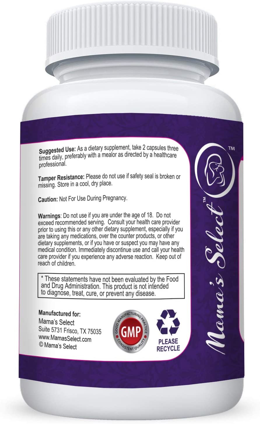 Blessed Thistle Breastfeeding Supplement - Promotes Increased Lactation - 120 High Potency Vegan Cap