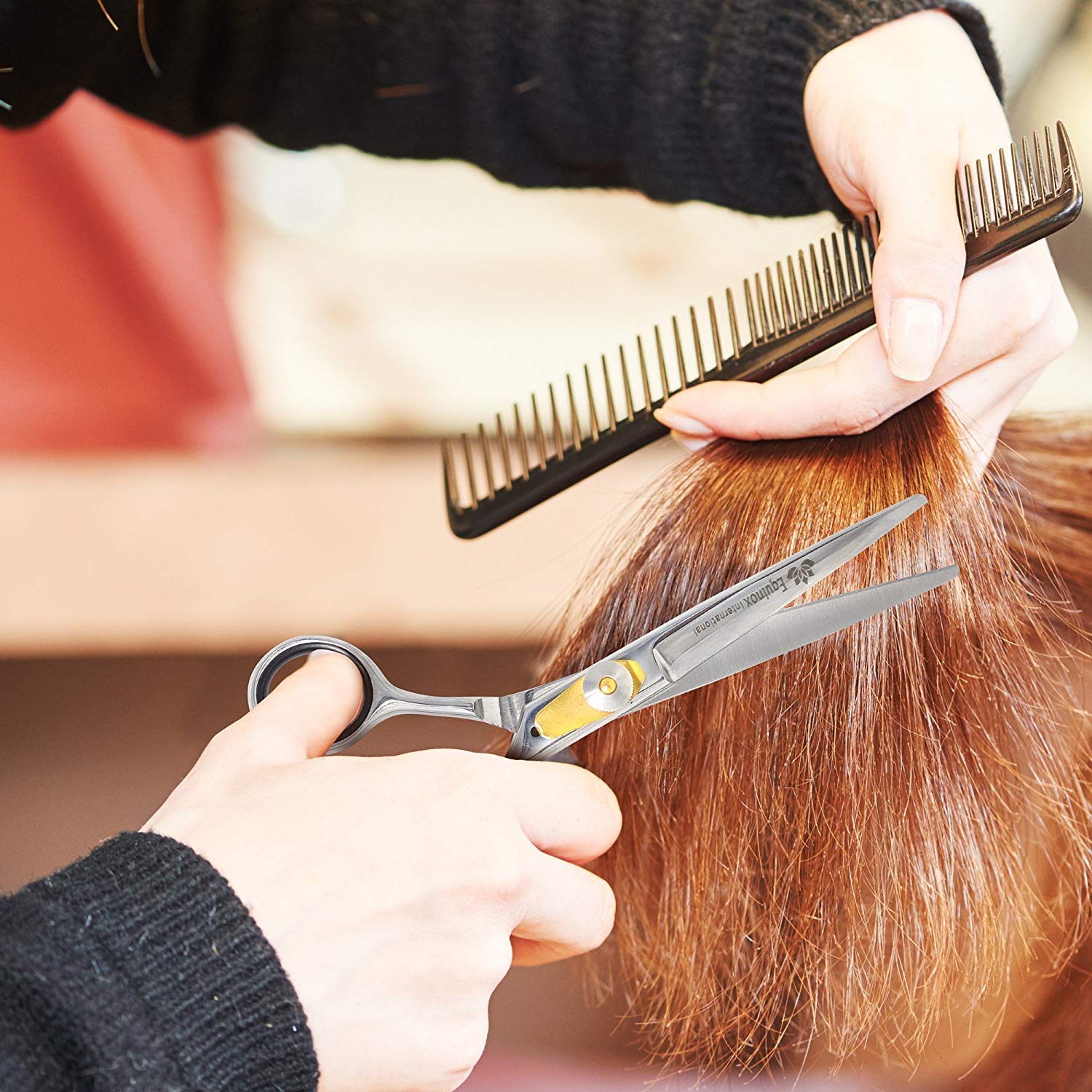 Equinox Professional Razor Edge Hair Cutting Scissors/Shears - (5.5