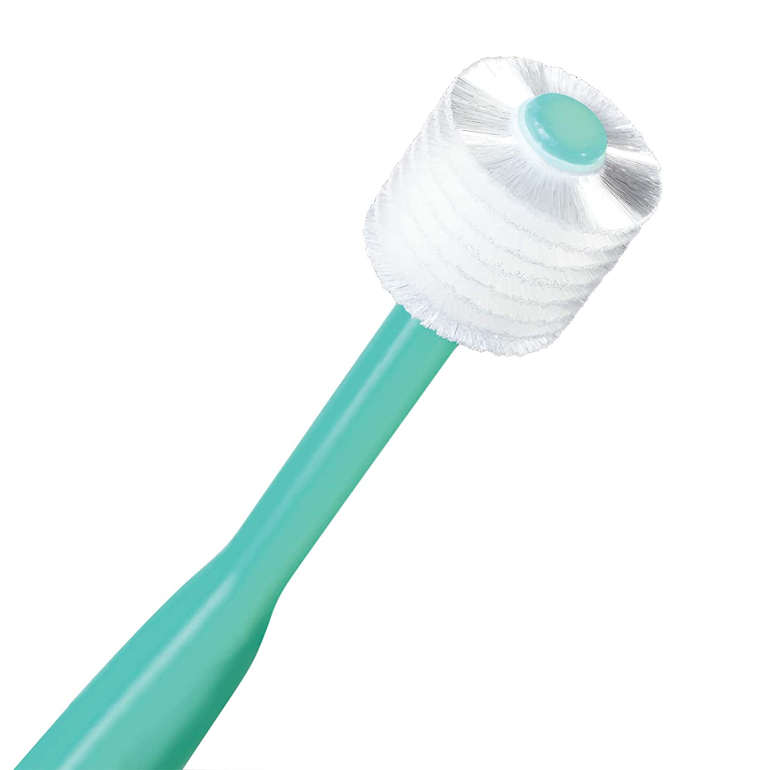 Brilliant Baby Toothbrush by Baby Buddy, Ages 4-24 Months, Round Head, Bristles Clean All-Around, 3p