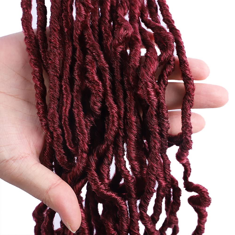 24 Inch New Faux Locs 7 Packs Faux Locs Crochet Hair New Soft Locs Hair for Black Women Pre Looped S