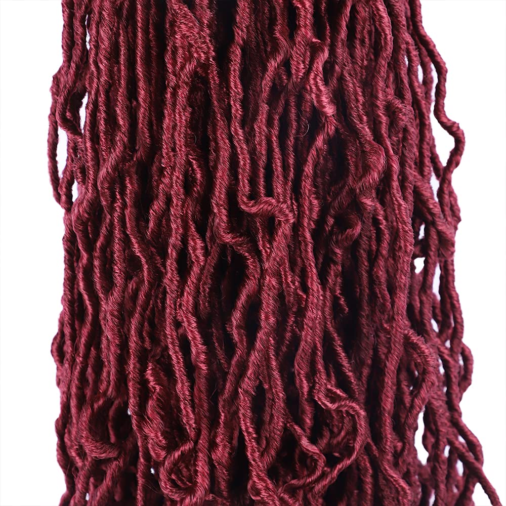 24 Inch New Faux Locs 7 Packs Faux Locs Crochet Hair New Soft Locs Hair for Black Women Pre Looped S