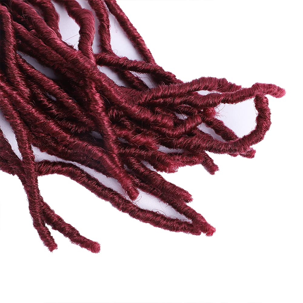 24 Inch New Faux Locs 7 Packs Faux Locs Crochet Hair New Soft Locs Hair for Black Women Pre Looped S