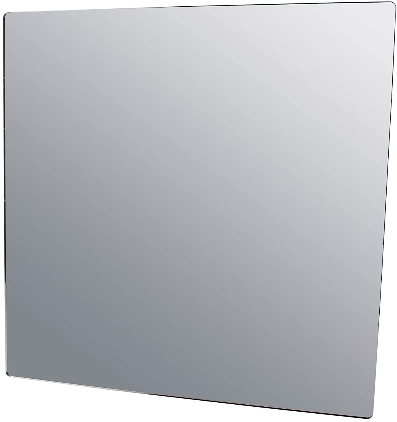 Marketing Holders 9”W Sheet Mirror w/Rounded Corners DIY Wall Decor Vanity Home Architectural Art 