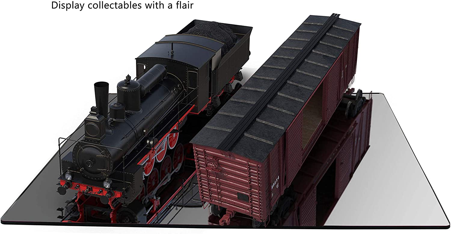 Marketing Holders 9”W Sheet Mirror w/Rounded Corners DIY Wall Decor Vanity Home Architectural Art 