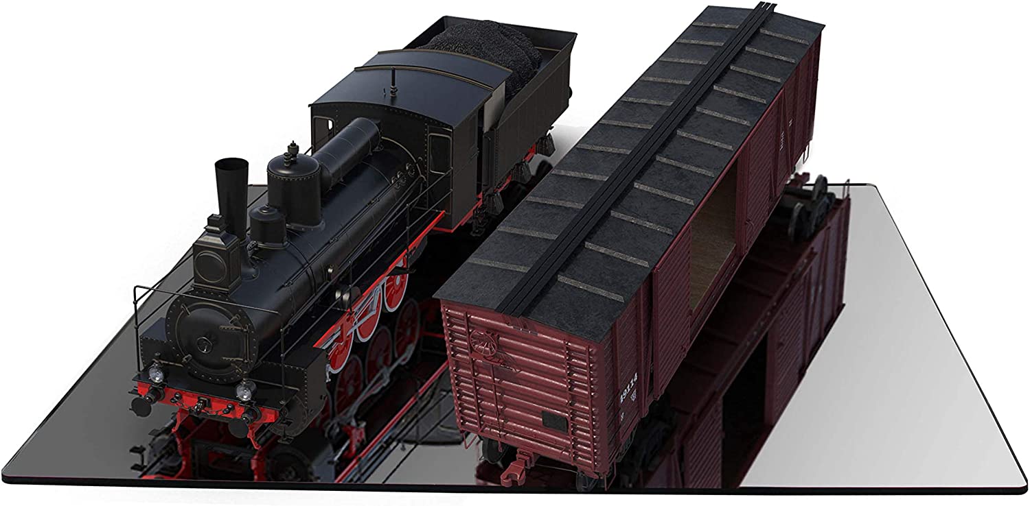 Marketing Holders 9”W Sheet Mirror w/Rounded Corners DIY Wall Decor Vanity Home Architectural Art 