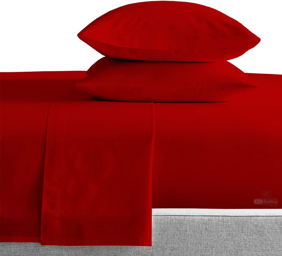 SGI bedding Three Quarter RV Bunk & Truck Sleeper 4 Piece Sheet Set 800 TC Perfectly Fitted for RV,