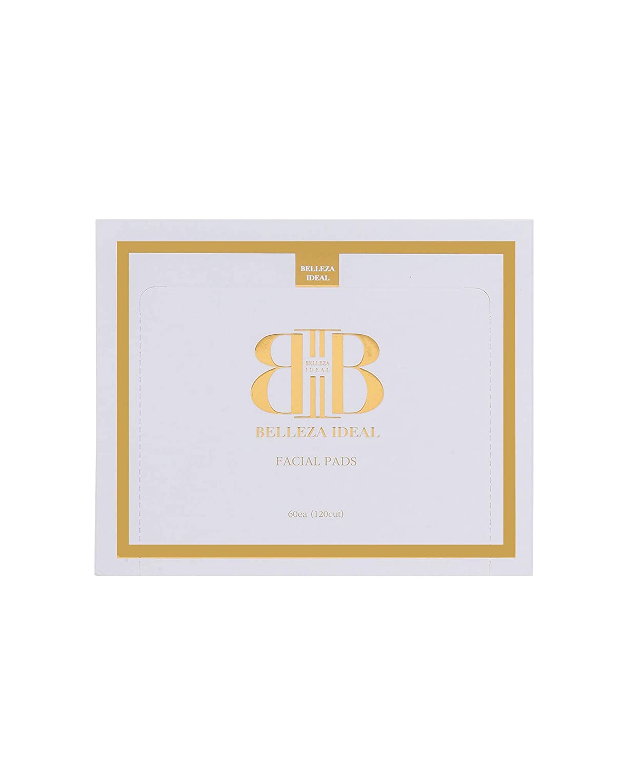 BELLEZA IDEAL Facial Sponge Cotton Pads 60 Sheets, Makeup remover pads, Cotton pads for Skin care