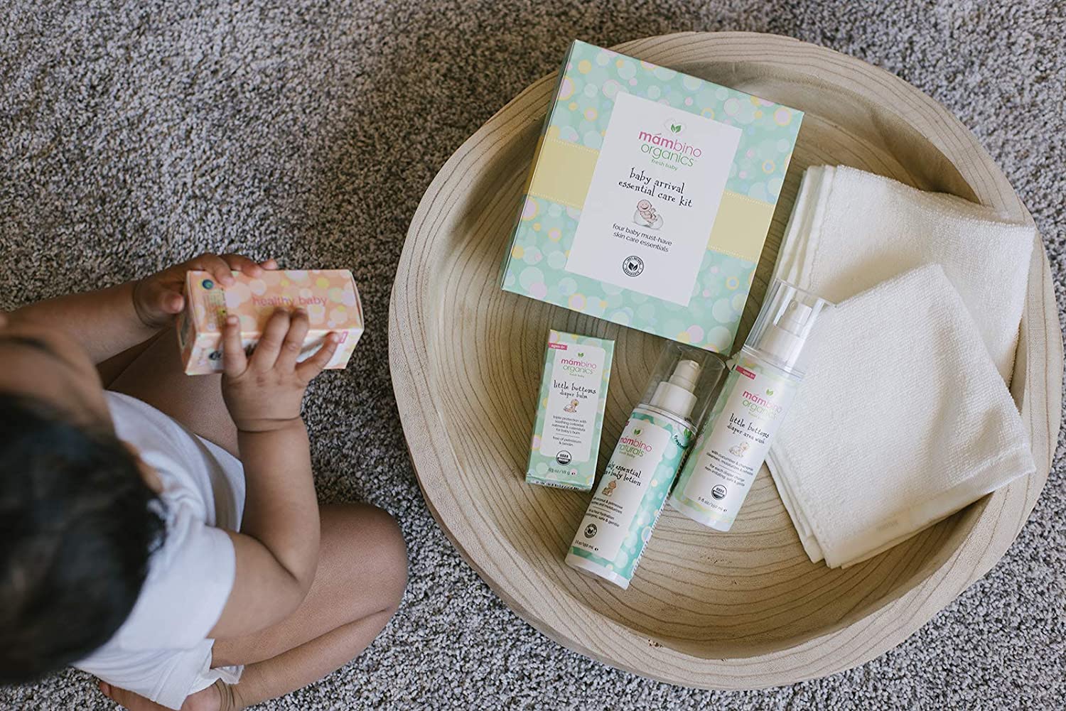 Mambino Organics SPF 30 Pure Mineral Face And Body Sunscreen Lotion – All Natural Organic with Non