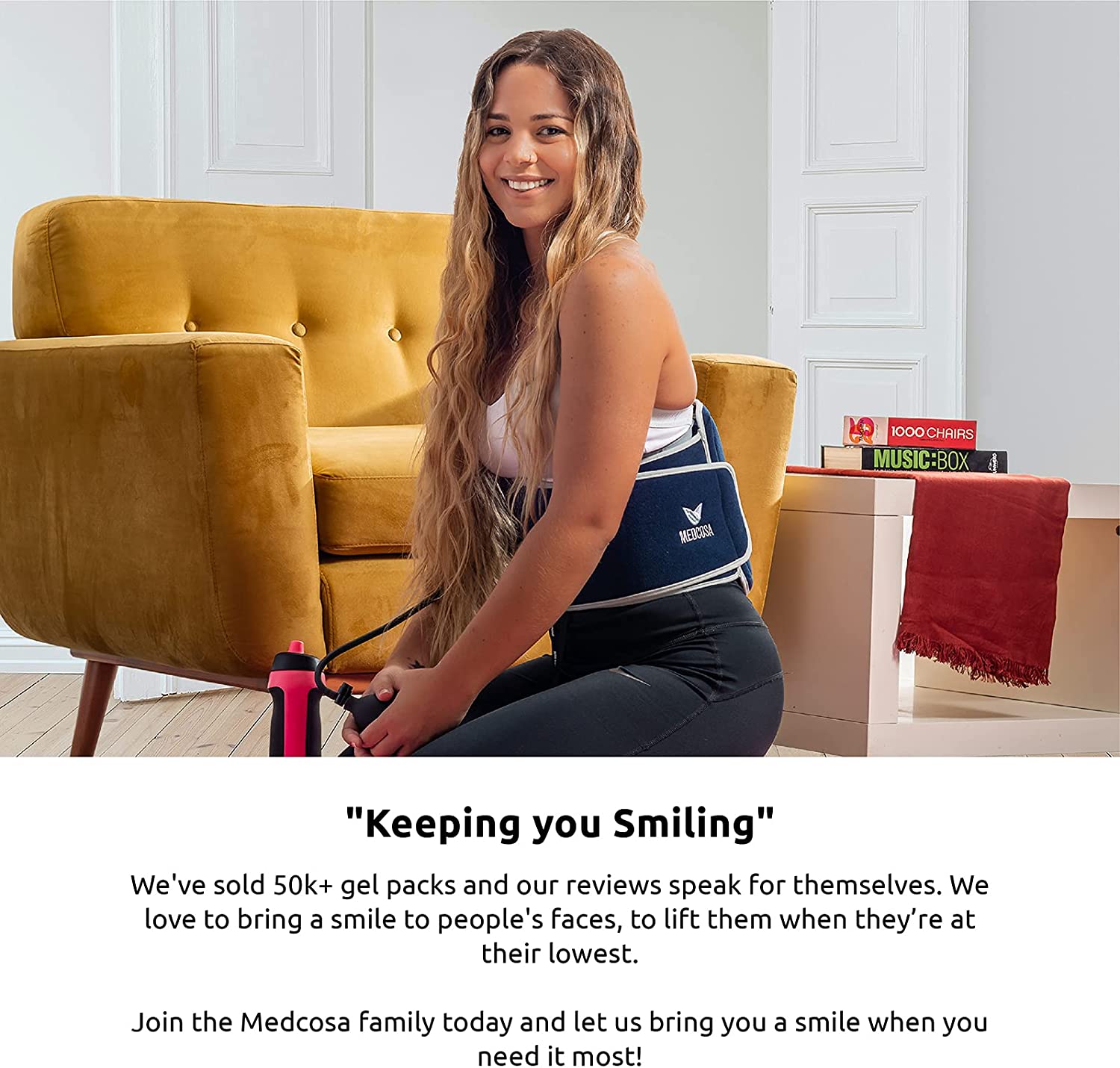 Medcosa Back Compression Ice Pack | Pump it Up for Ice Cold Pain Relief | Compress Yourself for with