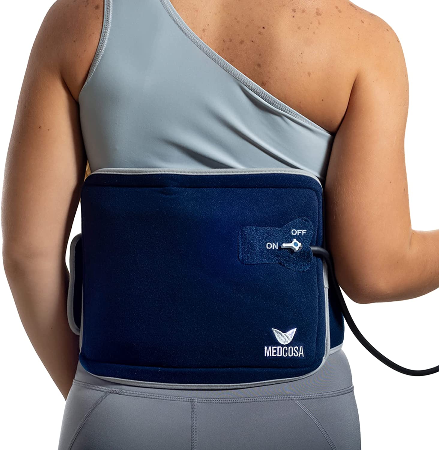 Medcosa Back Compression Ice Pack | Pump it Up for Ice Cold Pain Relief | Compress Yourself for with