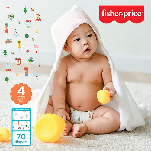 Smart Care Fisher-Price Diapers, Size 4, 70 Count