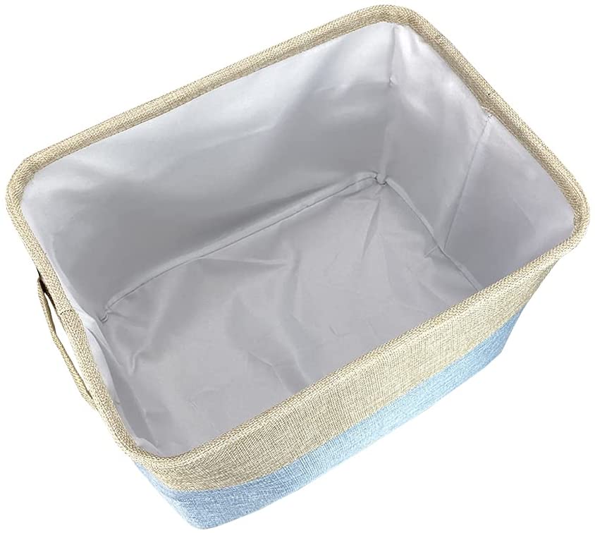 MALIHONG Personalized Foldable Storage Basket with Cute Dog German Shepherd Collapsible Sturdy Fabri