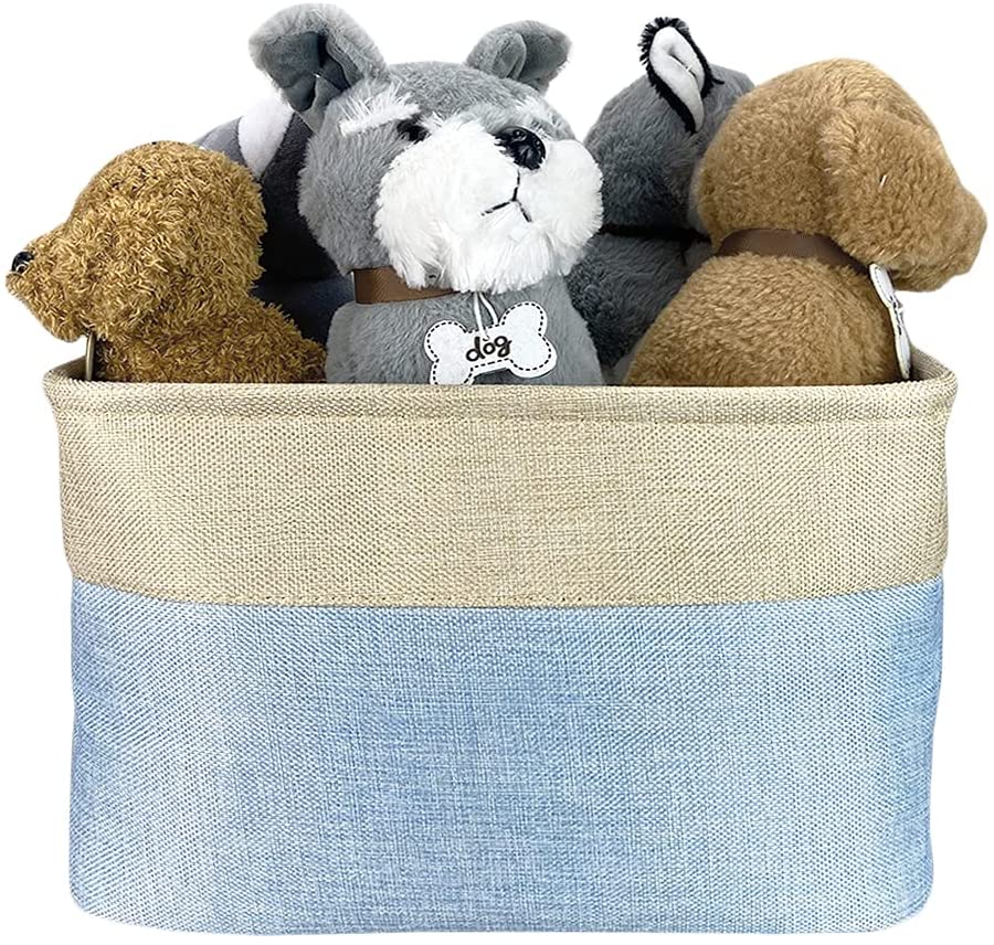 MALIHONG Personalized Foldable Storage Basket with Cute Dog German Shepherd Collapsible Sturdy Fabri