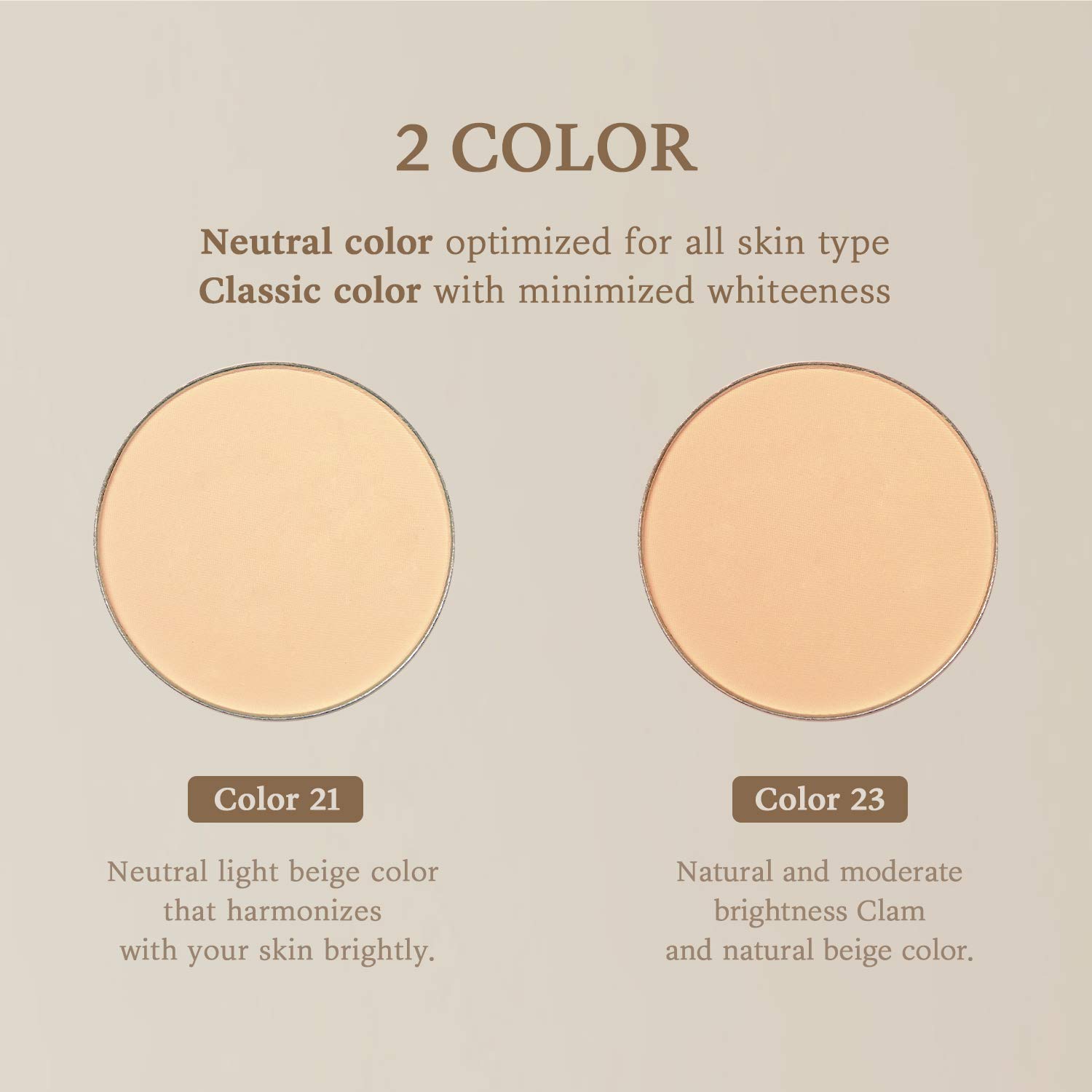 EGLIPS Cover Powder Pact Plus(SPF25/PA++)#21 9g/0.3oz - Pressed Powder Pact with Mirror and Powder P