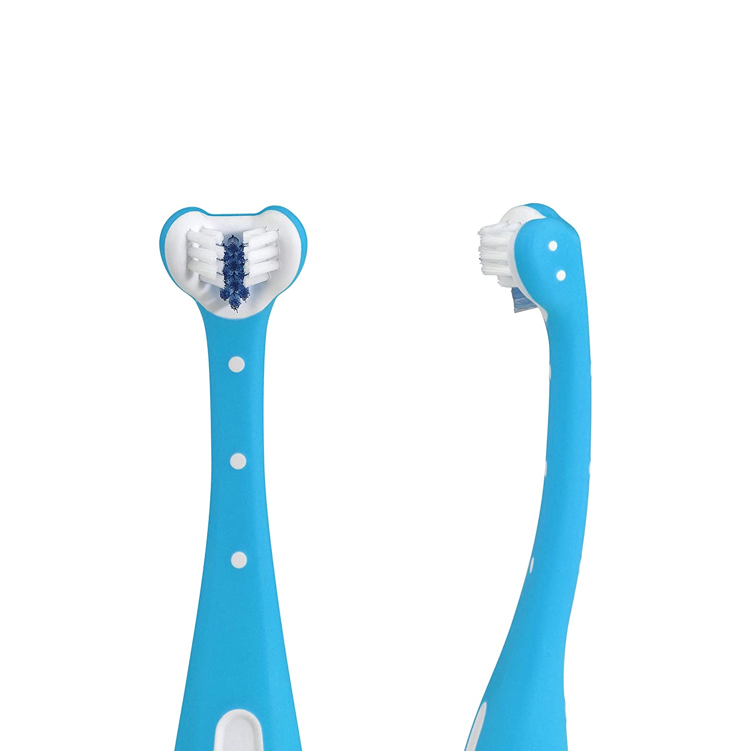 Triple-Angle Toothhugger Training Toothbrush for Toddler Oral Care 2-Pack