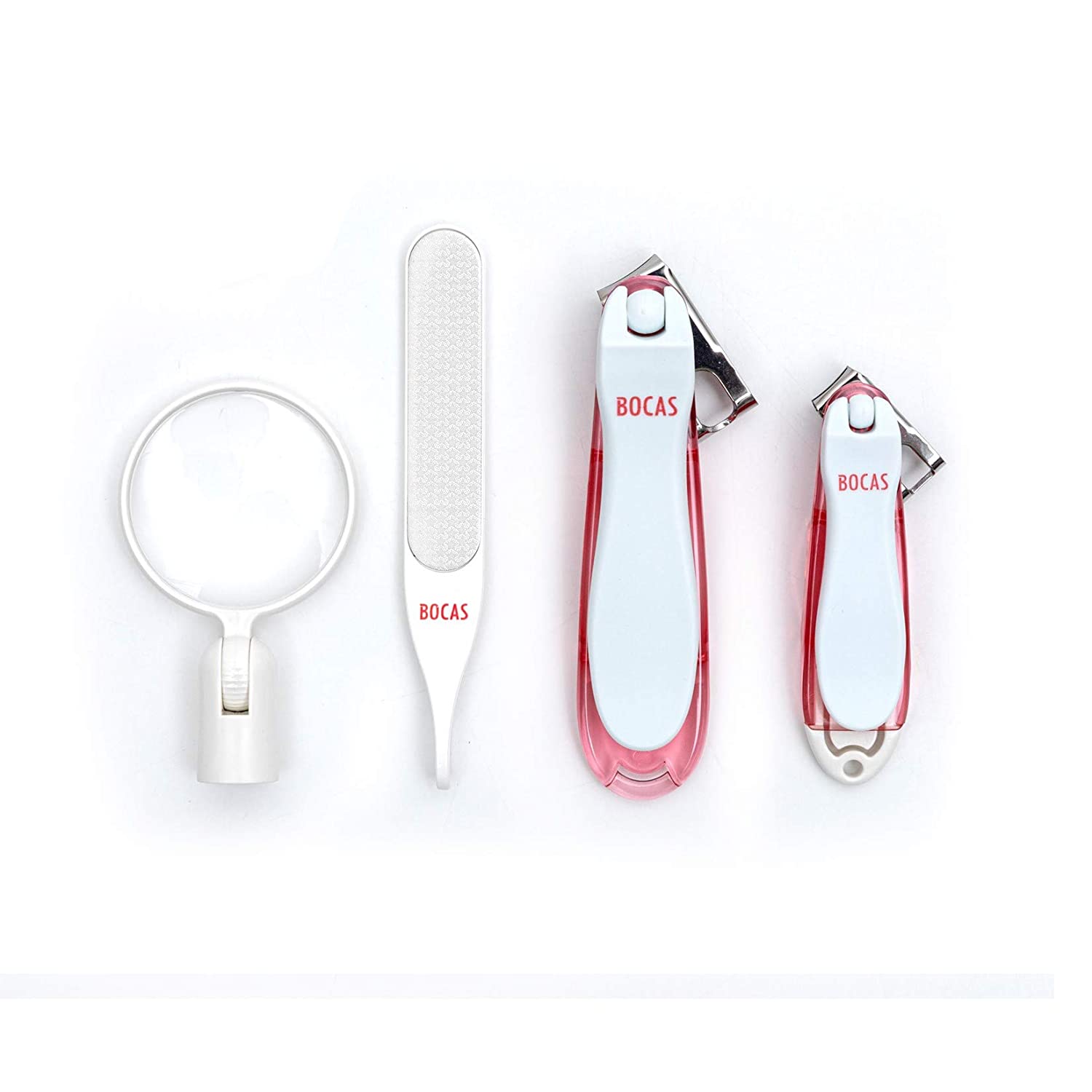 BOCAS Red MedicalGrade Premium Nail Clippers Stainless Steel, Rust