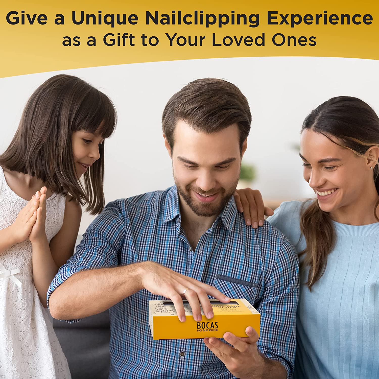 BOCAS Red Medical-Grade Premium Nail Clippers - Stainless Steel, Rust-Free Ergonomic Nail Care Kit F