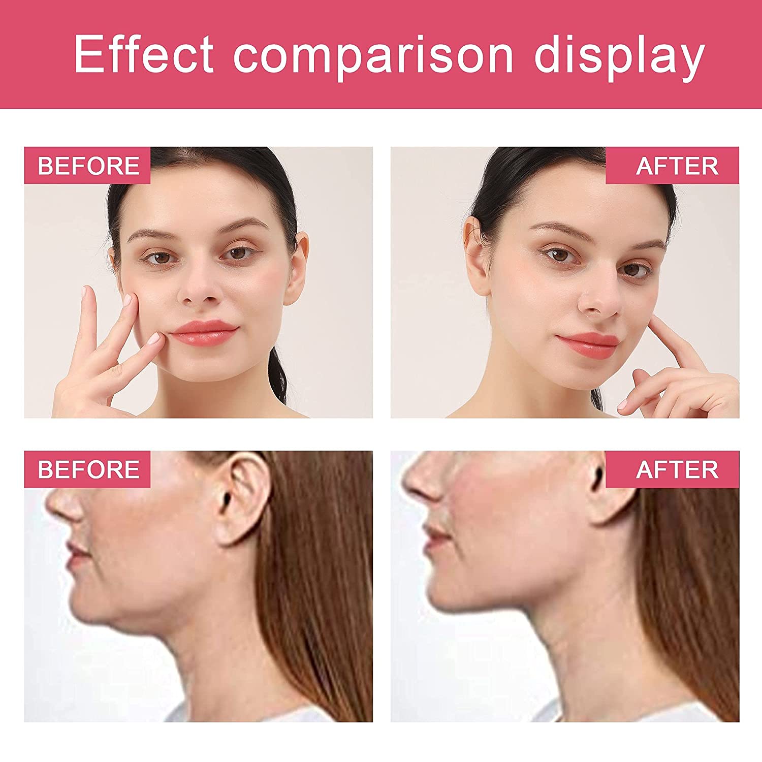 V Line Lifting Mask - Double Chin Reducer - Chin Mask Lift, Under Chin Lift For Tightening Skin With