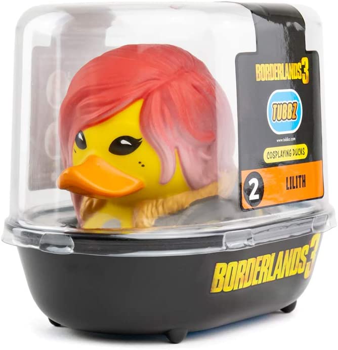 TUBBZ Borderlands 3 Lilith Collectible Rubber Duck Figurine - Official Borderlands 3 Merchandise - U