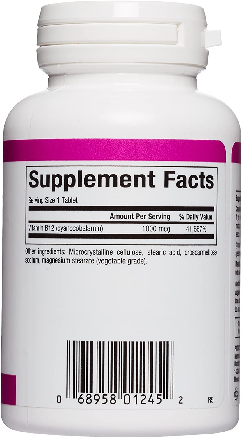 Natural Factors, Vitamin B12 Cyanocobalamin 1000 mcg, Supports Energy and Red Blood Cell Production,