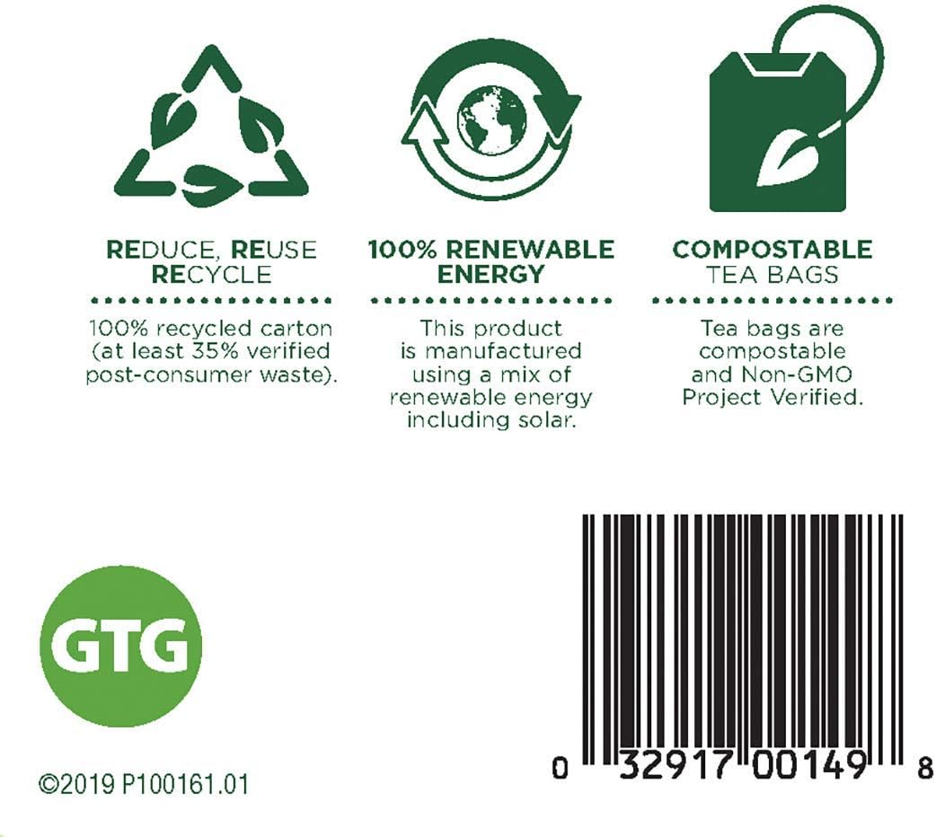 Traditional Medicinals Tea Og1 Green W/Ginger 16 Bag